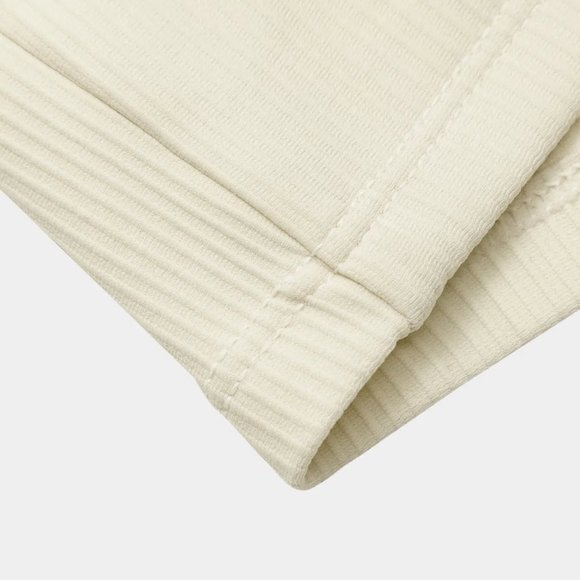 NWT HALARA Ribbed Knit Color Block Backless Cropped Yoga Tank Top - Picture 6 of 12